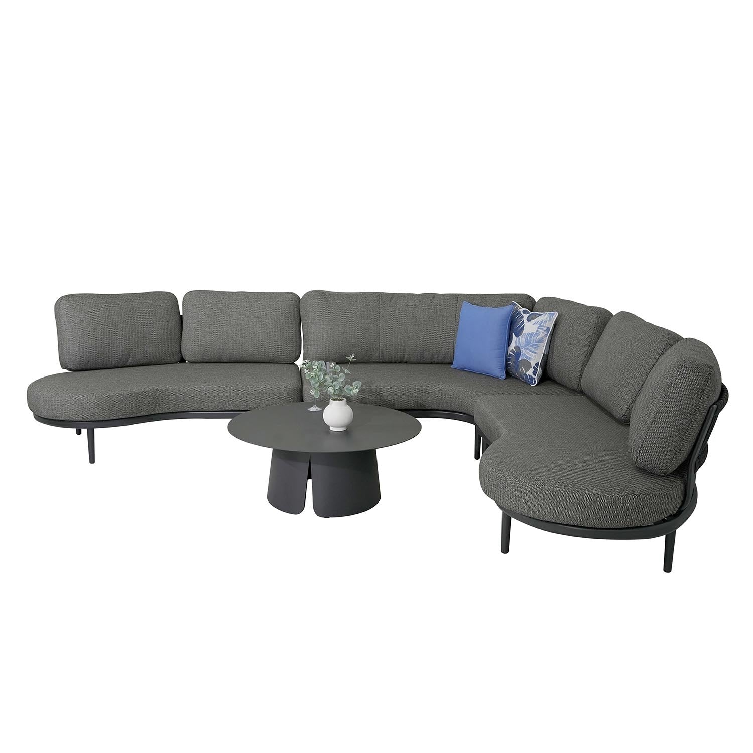 Aberdeen 5 Seater Aluminium Outdoor Lounge - Image 6