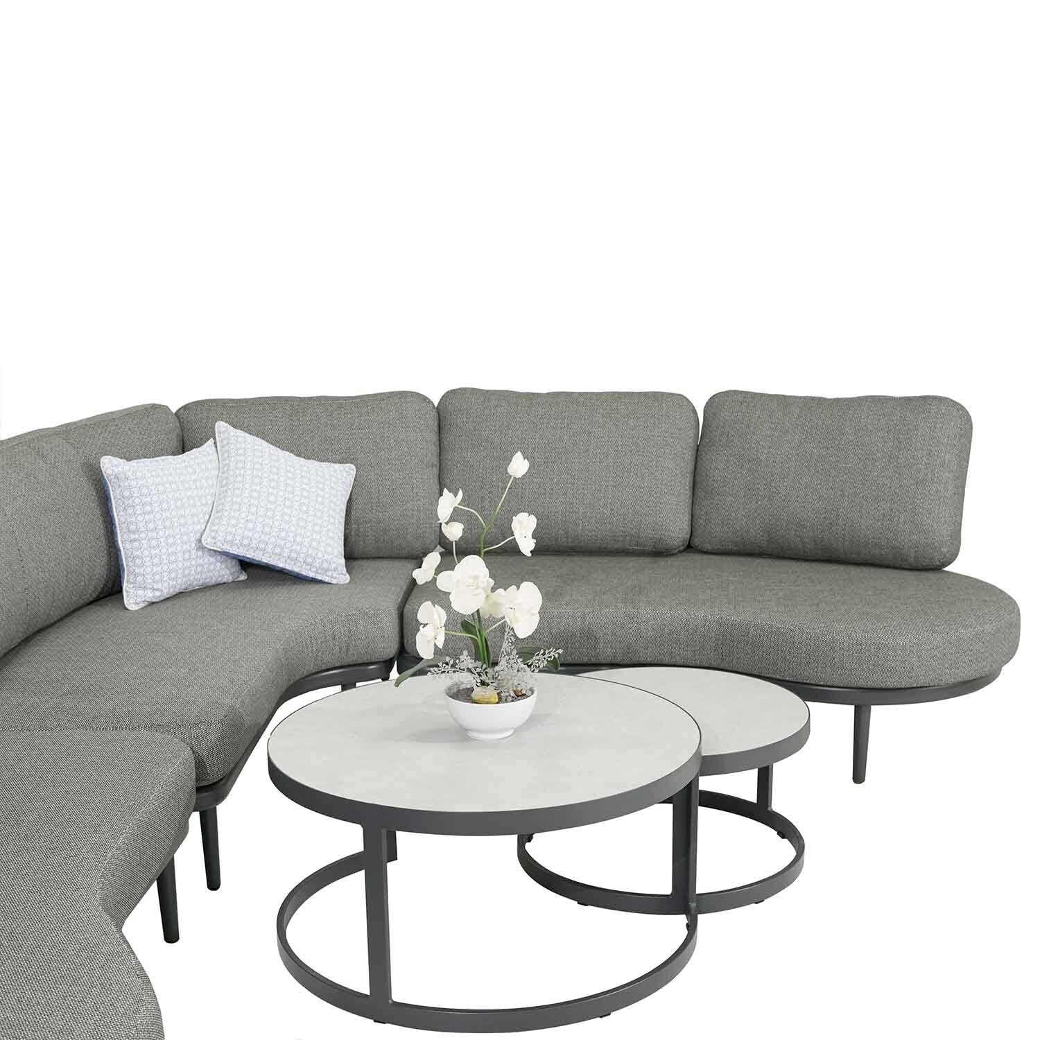 Aberdeen 5 Seater Aluminium Outdoor Lounge - Image 8