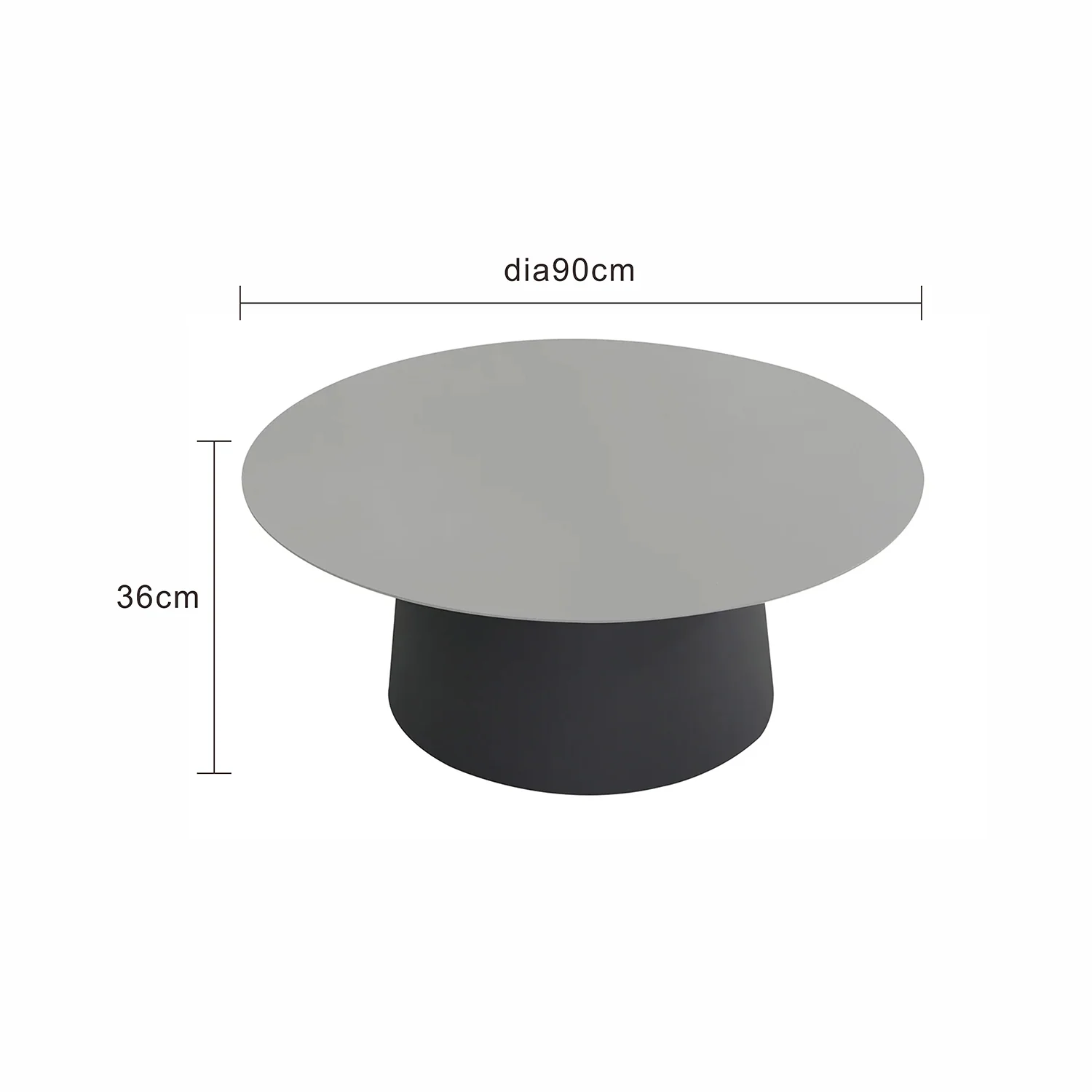 Aberdeen Aluminium Outdoor Coffee Table 90 CM - Image 5