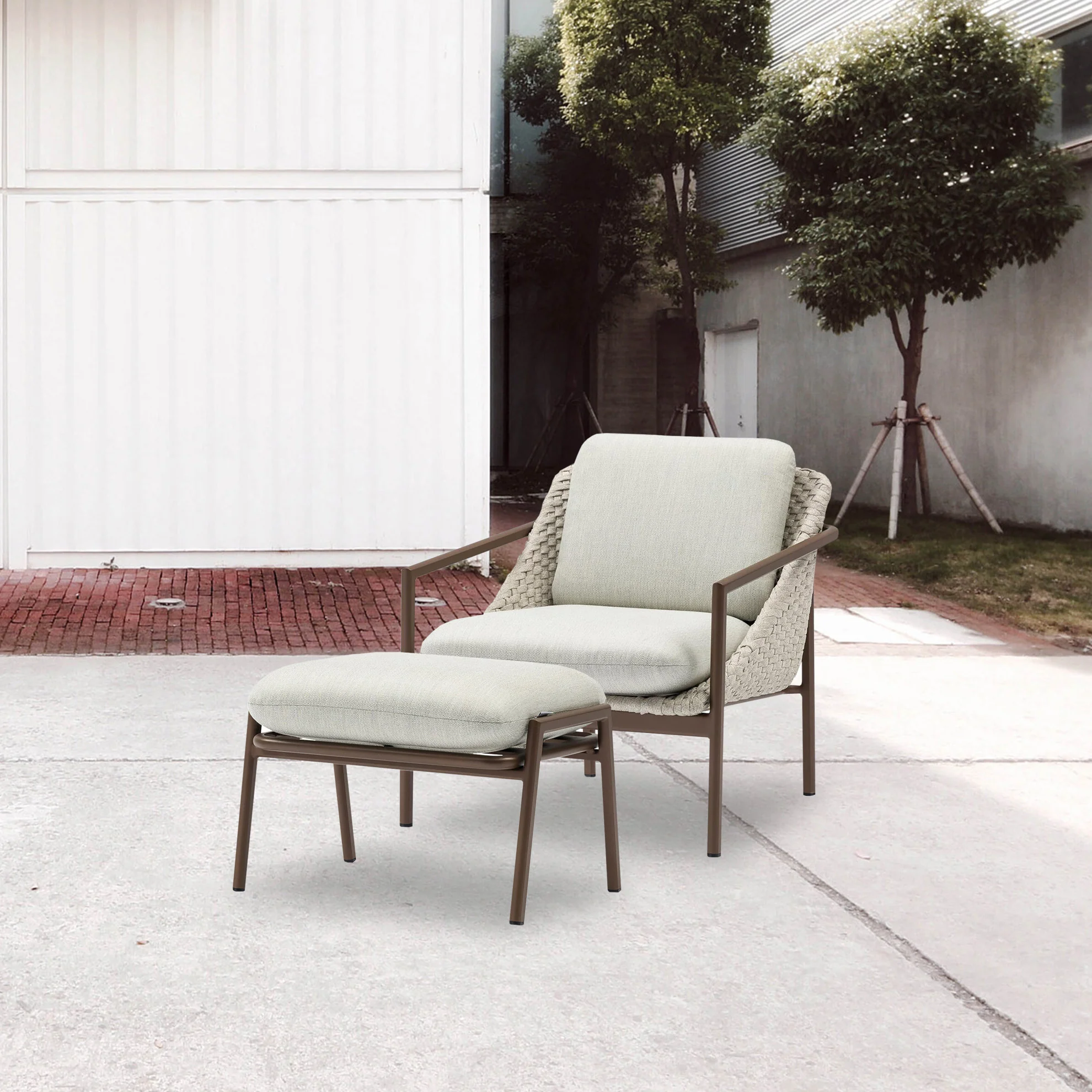 Adeline Rope Outdoor Balcony Setting - Image 2