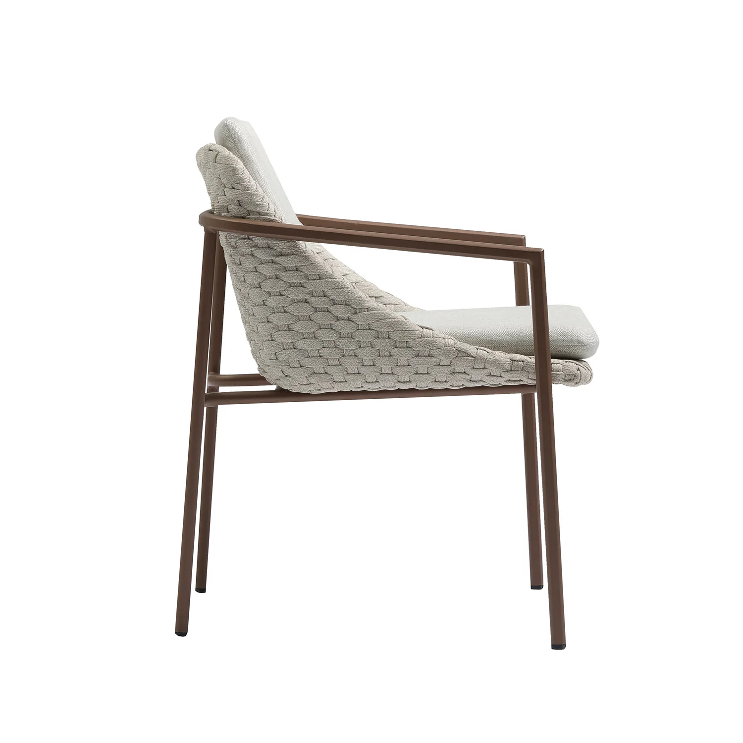 Adeline Rope Outdoor Dining Chair - Image 3