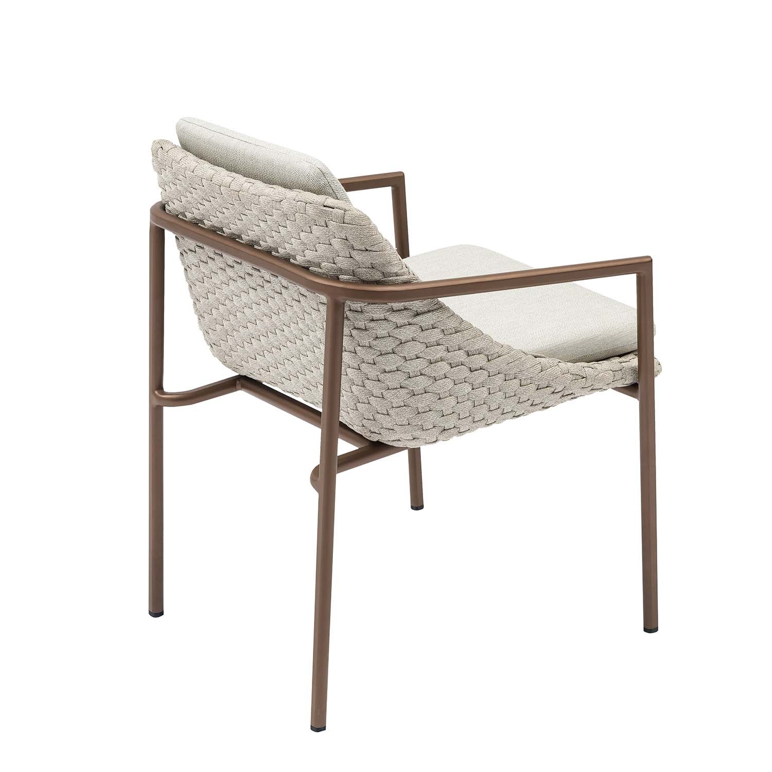 Adeline Rope Outdoor Dining Chair - Image 4