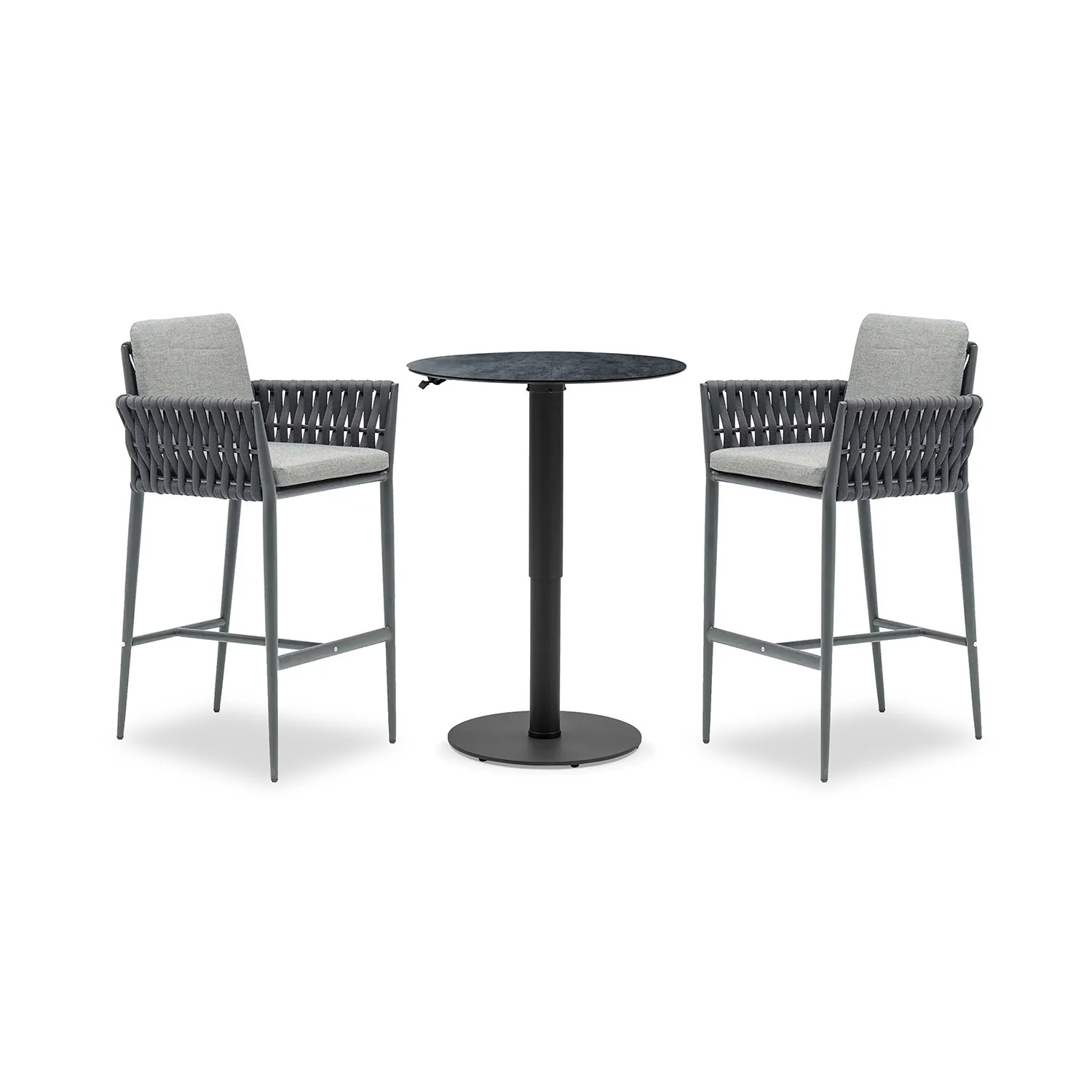 Adeline 70 cm Table Lawson Stool Outdoor Bar Setting