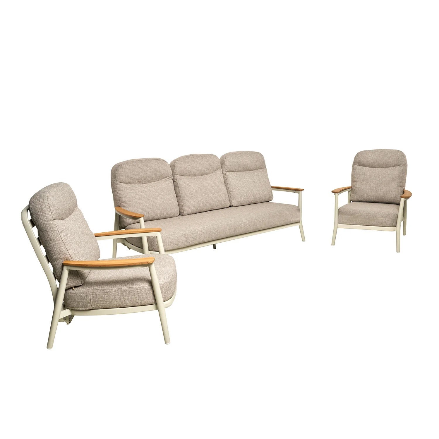 Anchorage 5 Seater Outdoor Aluminium Recliner Lounge - Image 6