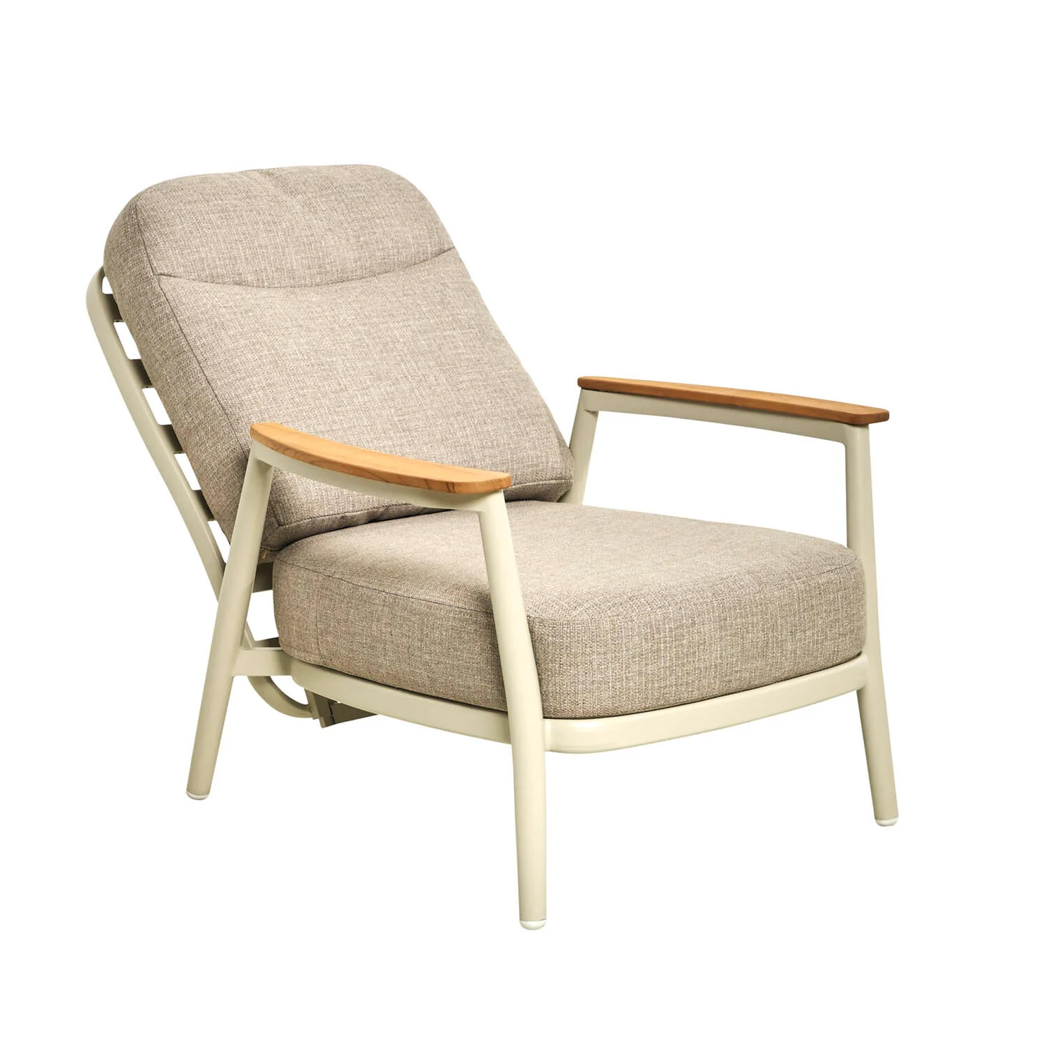 Anchorage 5 Seater Outdoor Aluminium Recliner Lounge with Coffee Table - Image 8