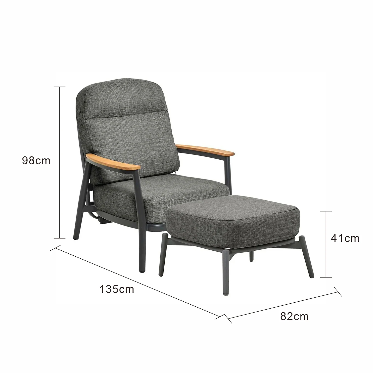 Anchorage Aluminium Outdoor Balcony Setting - Image 5