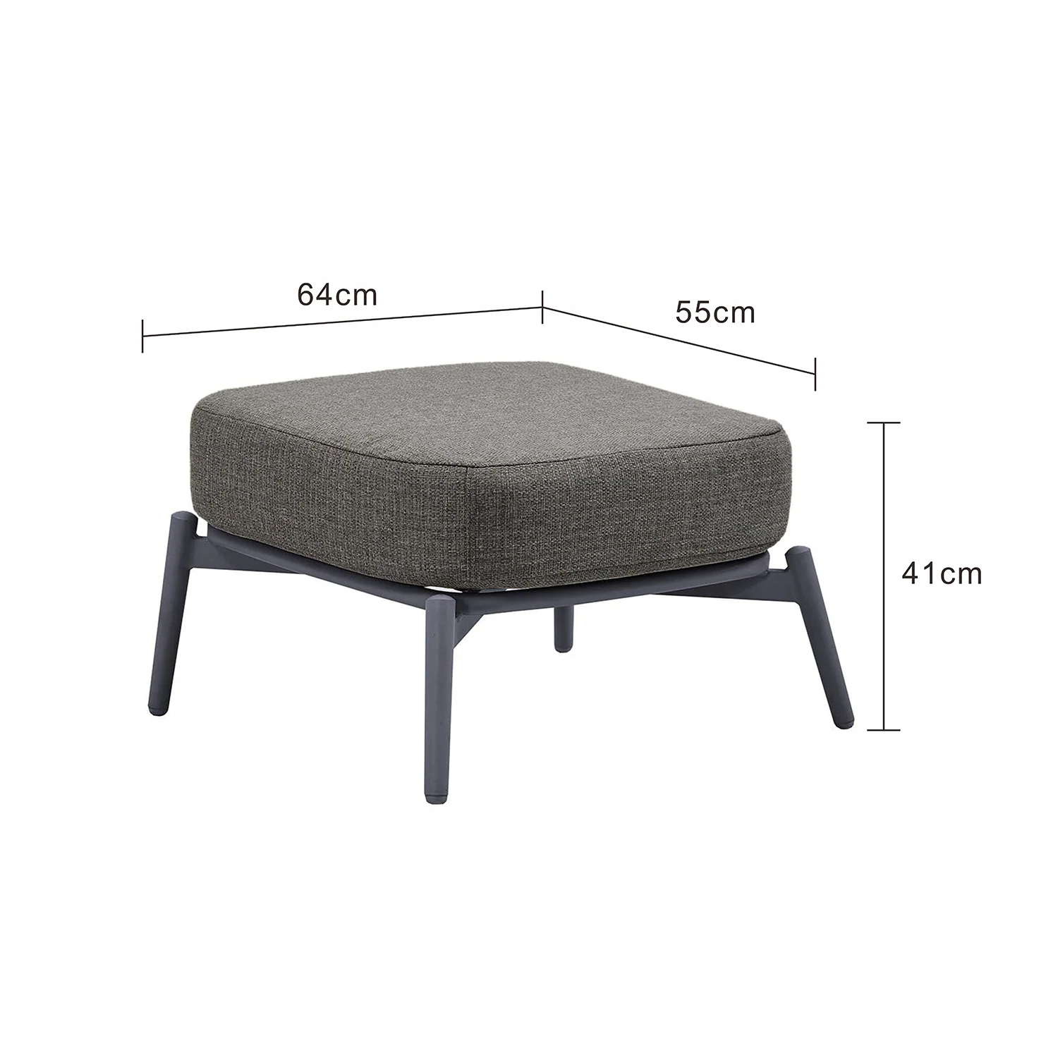 Anchorage Ottoman Aluminium Outdoor Lounge - Image 5