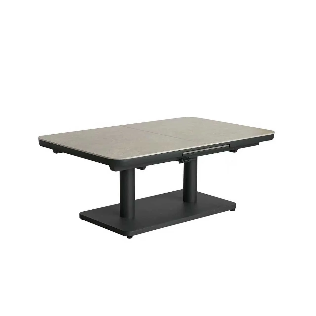 Bendigo Aluminium Outdoor Pop Up Extension Coffee Table 140/180 cm