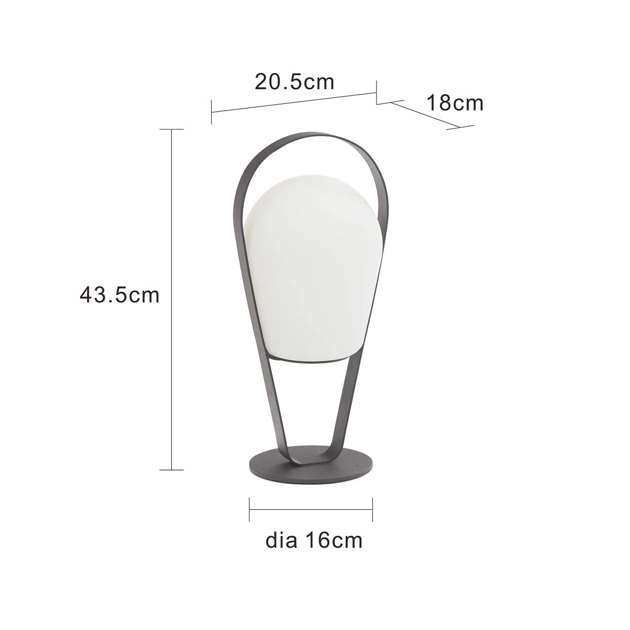 Bobby Outdoor Aluminium Lamp Mid-High - Image 18