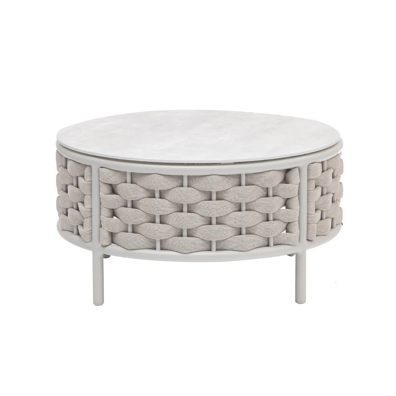 Boston Outdoor Rope Round Coffee Table 81 cm - Image 3