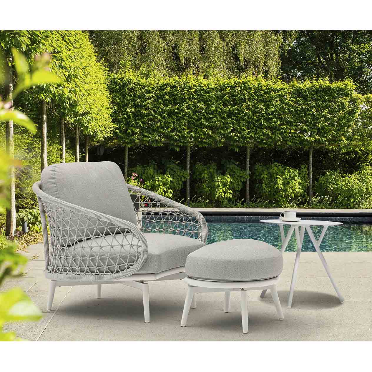 Chelsea Outdoor Rope Armchair - Image 3
