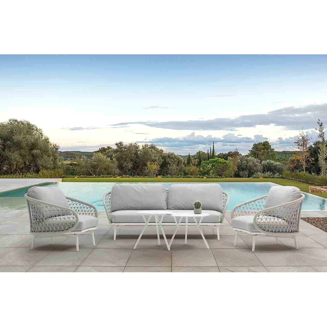 Chelsea Outdoor Rope Armchair - Image 4