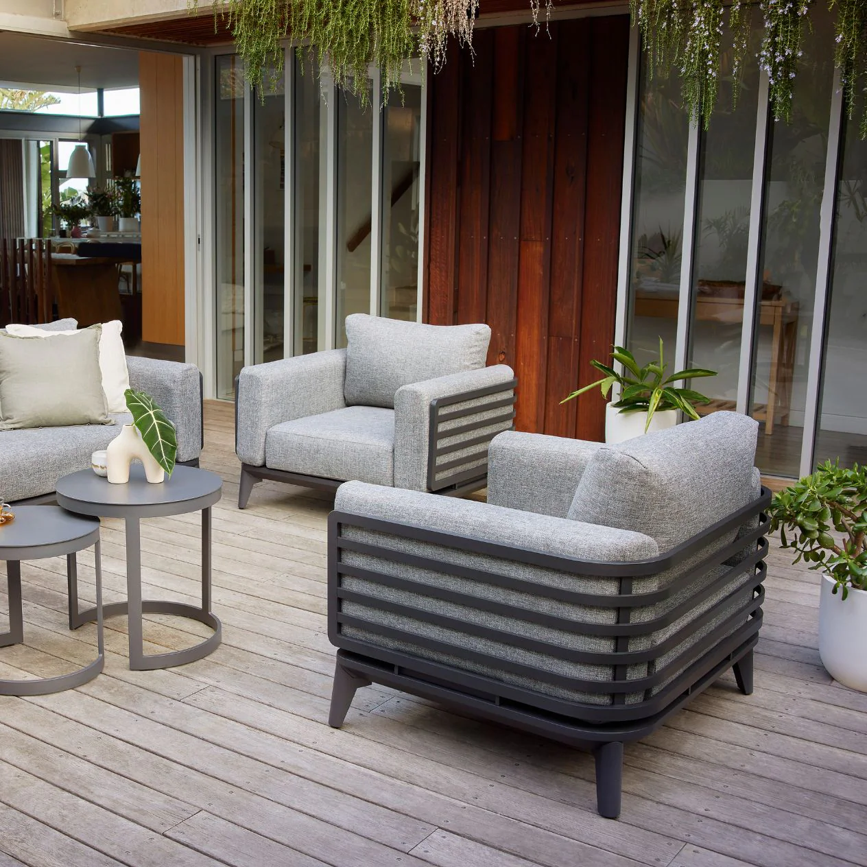 [Clearance] Alora Outdoor Aluminium Armchair at Fortitude Valley (FTV) QLD Store Only - Image 2