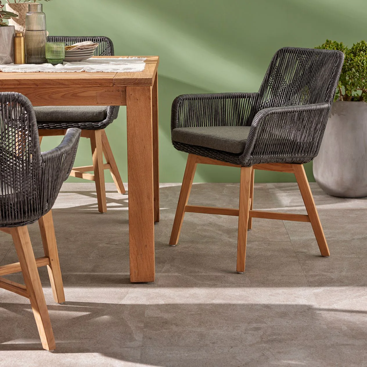 [Clearance] Armenia Outdoor Wicker Dining Chair at Brisbane (BNE) QLD Warehouse Only - Image 4