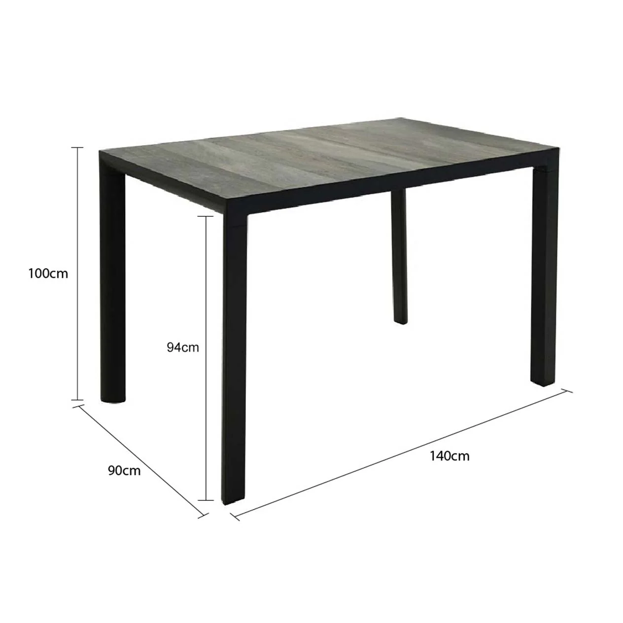 [Clearance] Clifton Outdoor Ceramic Bar Table 140 cm at Moorabbin (MOR) and Nunawading (NWD) VIC Store Only - Image 2