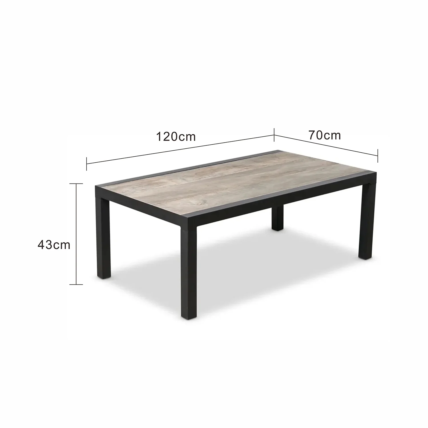 [Clearance] Hamilton Outdoor Ceramic Coffee Table at Moorabbin (MOR) VIC Store Only - Image 2
