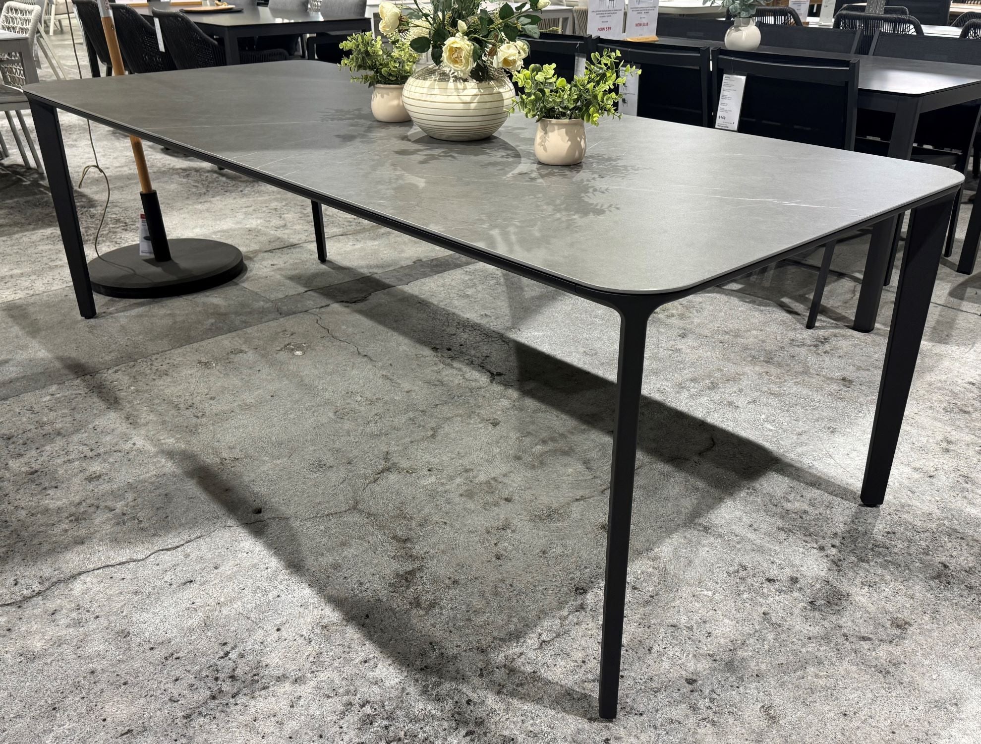 [Clearance] Last One Carson Outdoor Ceramic Dining Table 240 cm at Moorabbin (MOR) VIC Store Only - Image 2