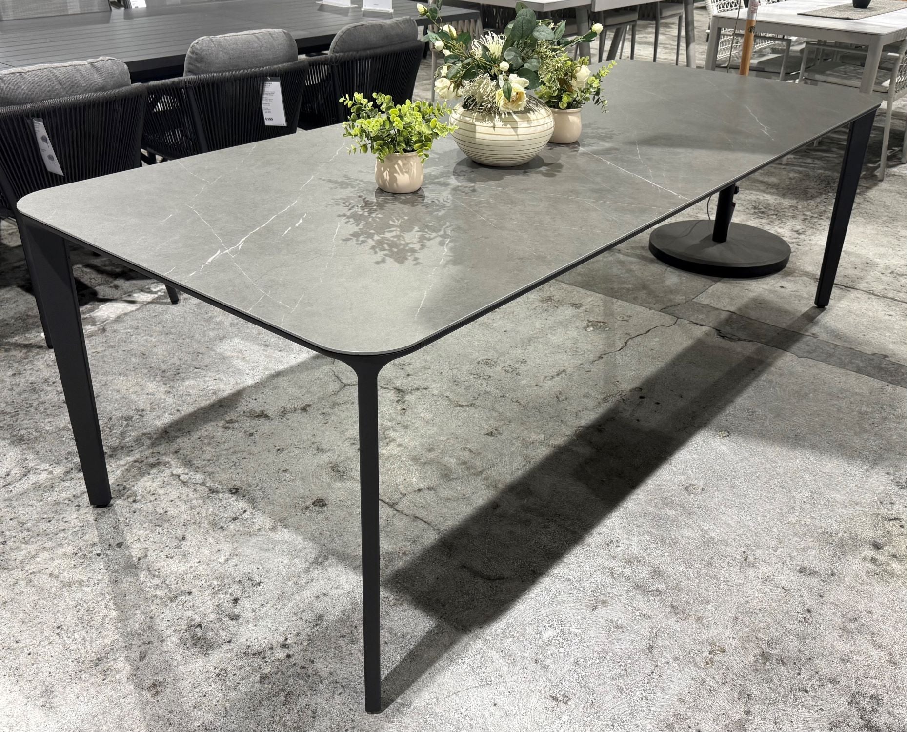 [Clearance] Last One Carson Outdoor Ceramic Dining Table 240 cm at Moorabbin (MOR) VIC Store Only - Image 3