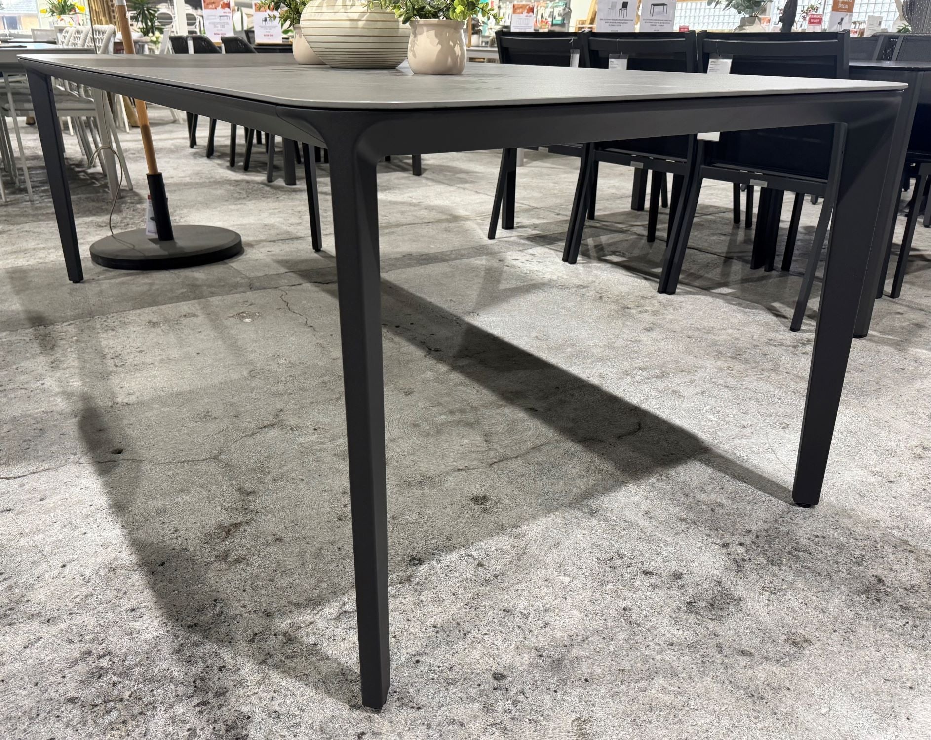 [Clearance] Last One Carson Outdoor Ceramic Dining Table 240 cm at Moorabbin (MOR) VIC Store Only - Image 4