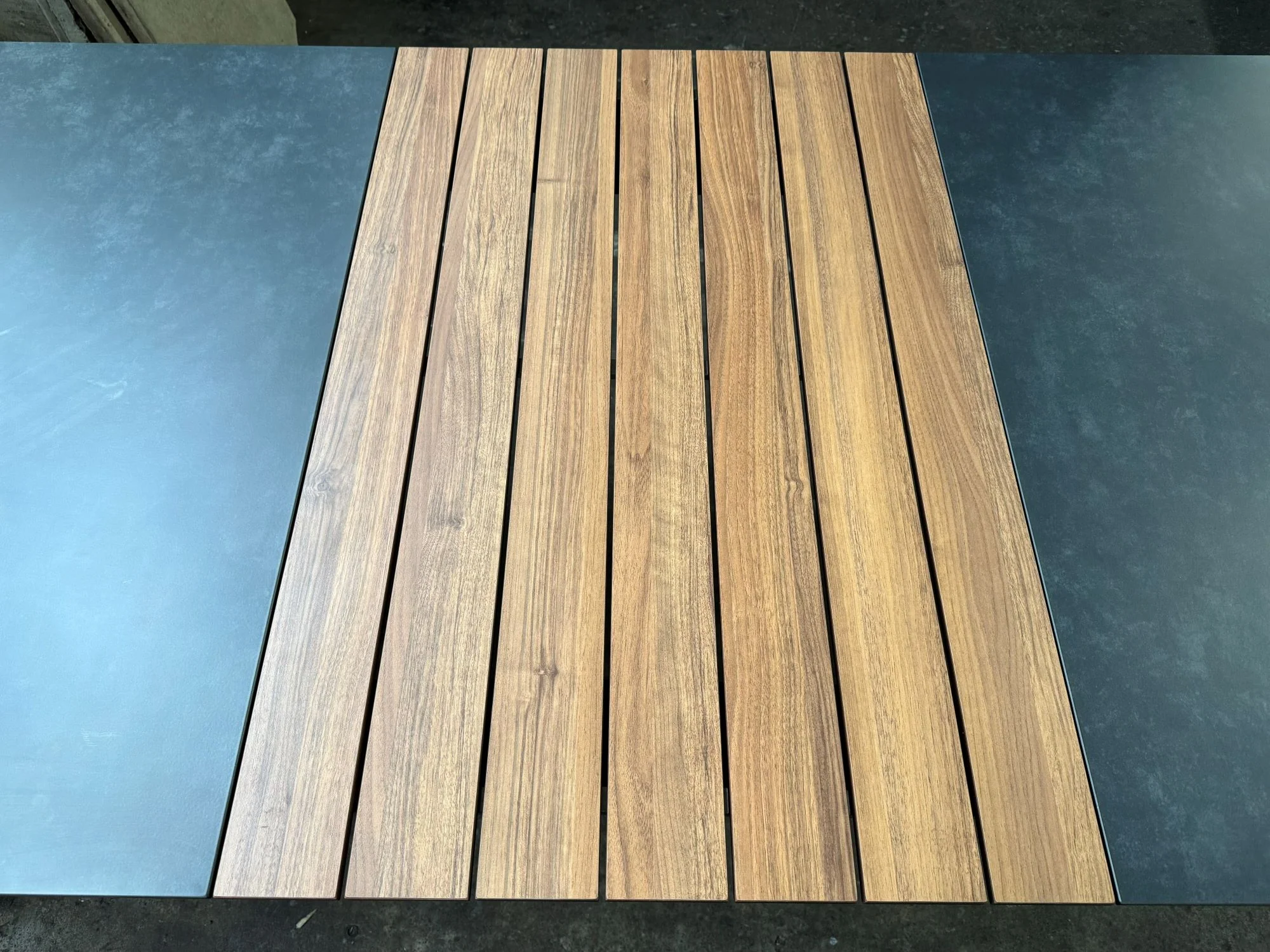 [Clearance] Last One Largo Outdoor Aluminium Dining Table with Ceramic Glass & High-pressure Laminate Top 180 / 246 cm at Moorabbin (MOR) VIC Store Only - Image 6