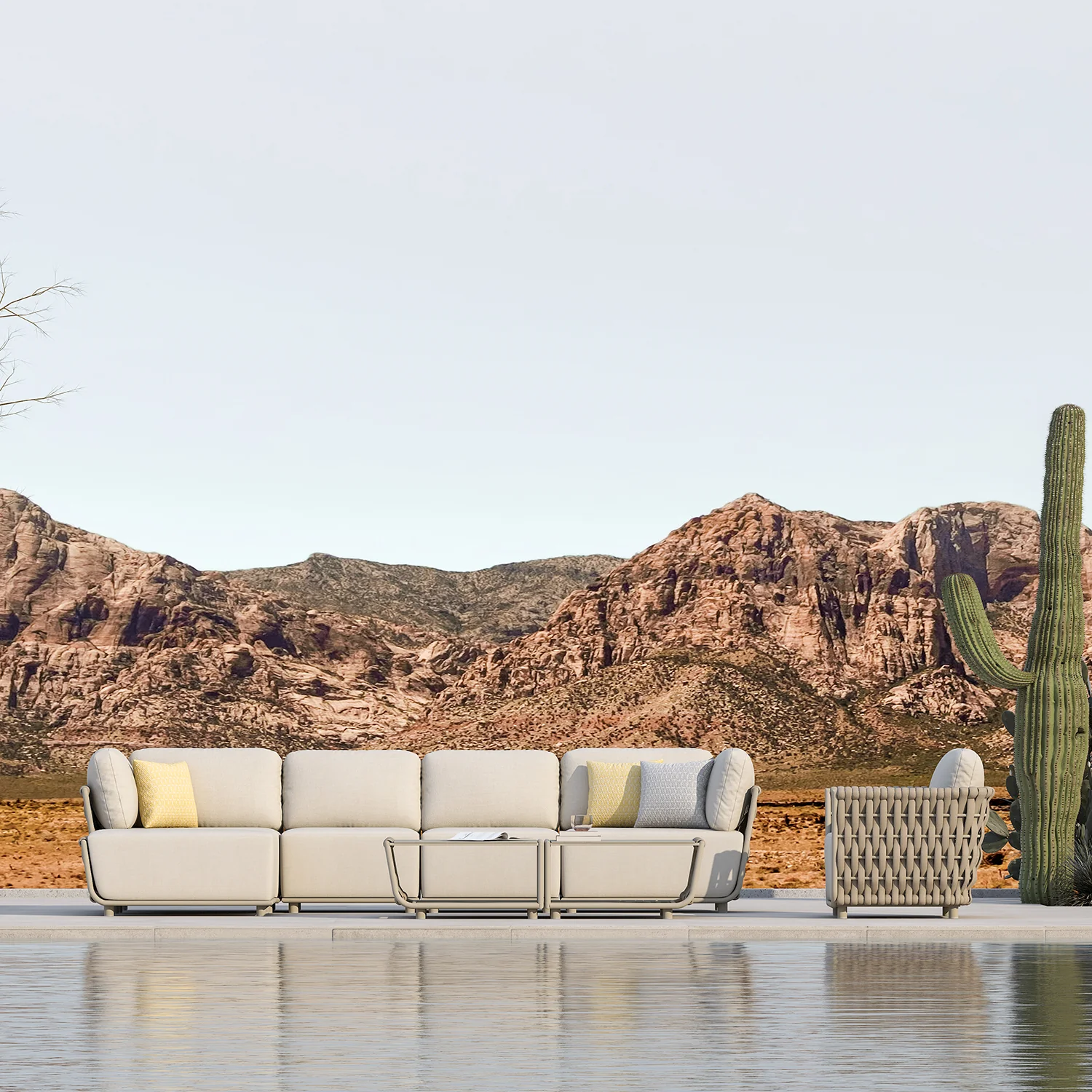 Lawson 4 Seater Outdoor Rope Modular Lounge - Image 16