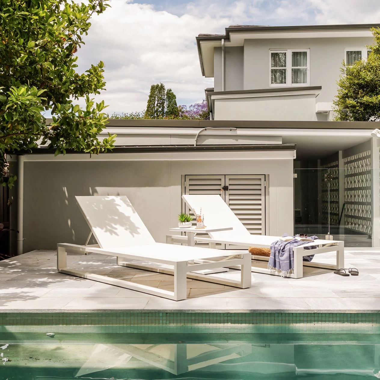 [Clearance] Last One Linear Outdoor Aluminium Sun Lounger at Moorabbin (MOR) VIC Store Only - Image 5