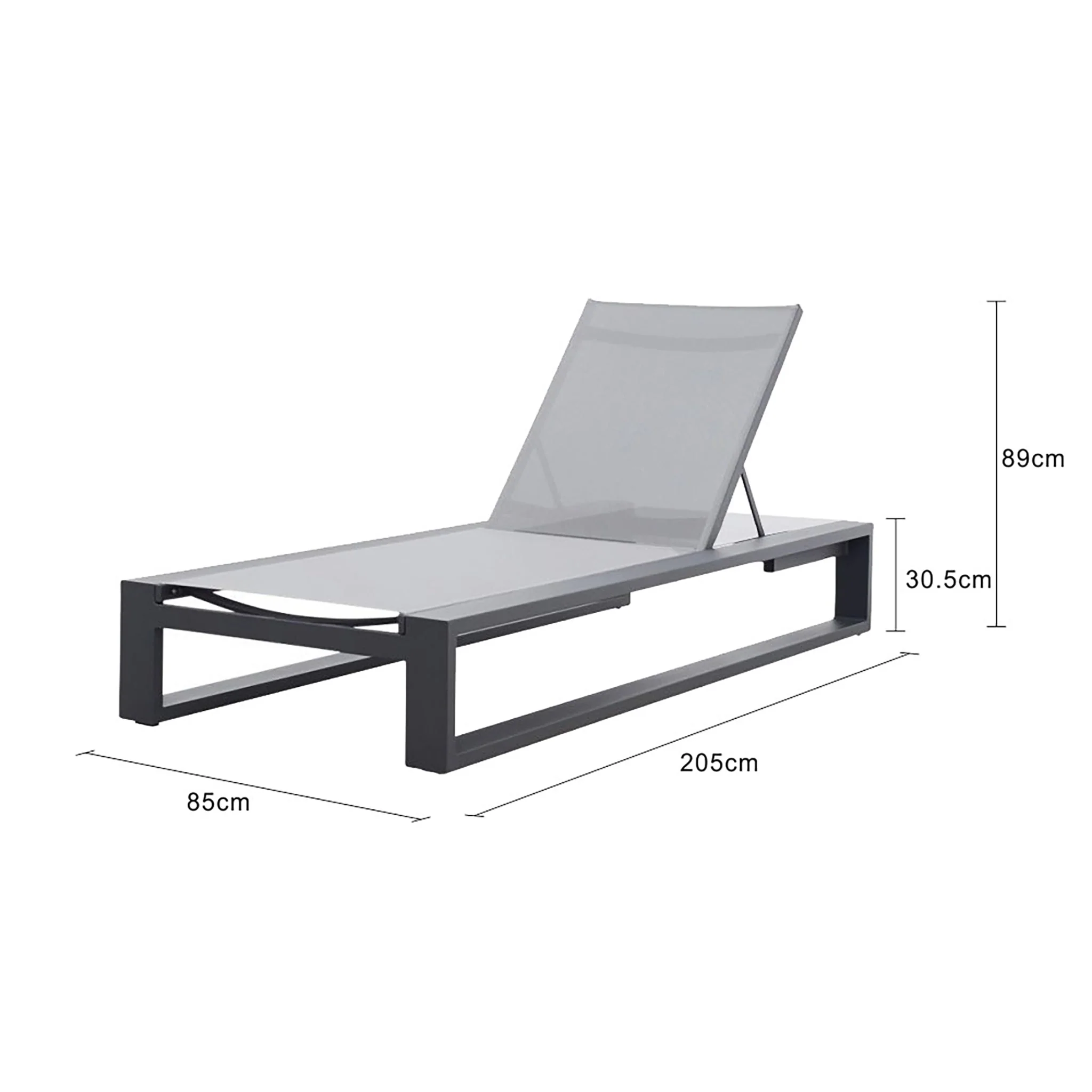 [Clearance] Last One Linear Outdoor Aluminium Sun Lounger at Moorabbin (MOR) VIC Store Only - Image 9