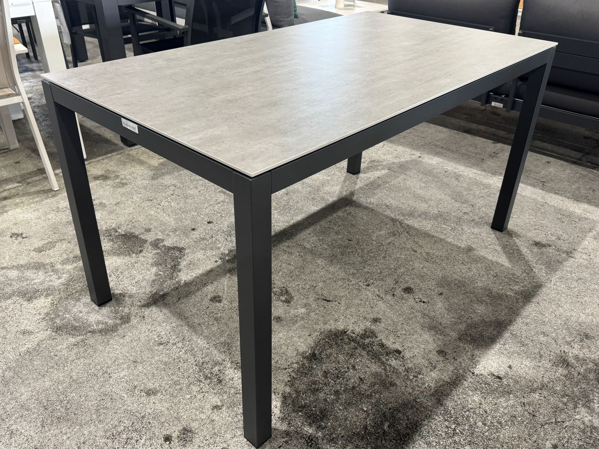 [Clearance] Last One Lisbon Outdoor Ceramic Dining Table 140 cm at Moorabbin (MOR) VIC Store Only - Image 2