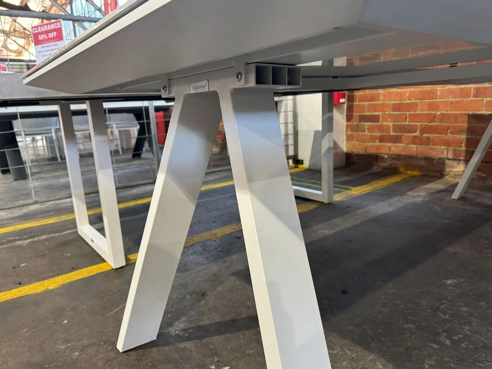 [Clearance] Last One Neverland Outdoor Ceramic Dining Table 240 cm at Moorabbin (MOR) VIC Store Only - Image 4