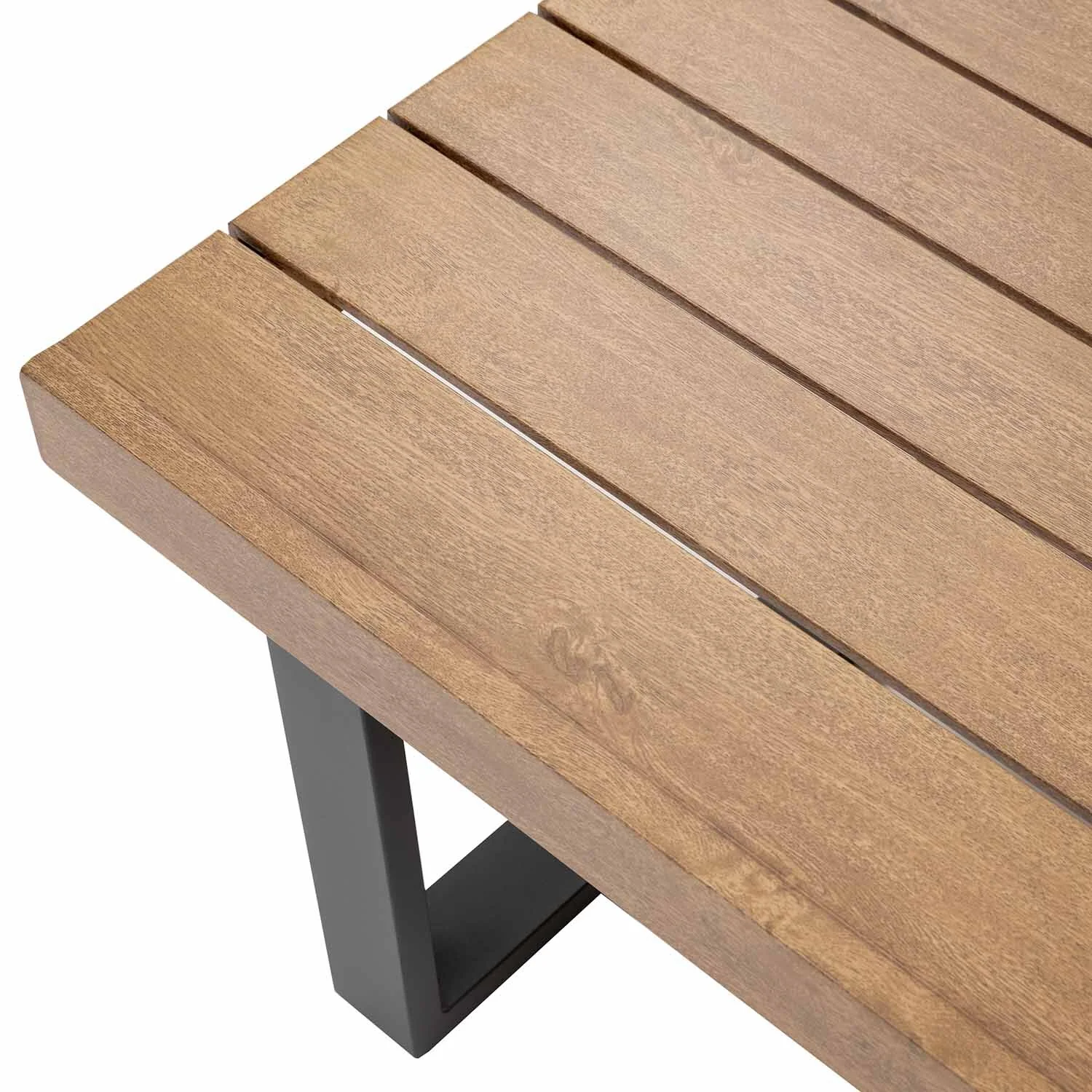 Vancouver 5 Seater Aluminium Outdoor Modular Lounge With Coffee Table 100 cm - Image 8
