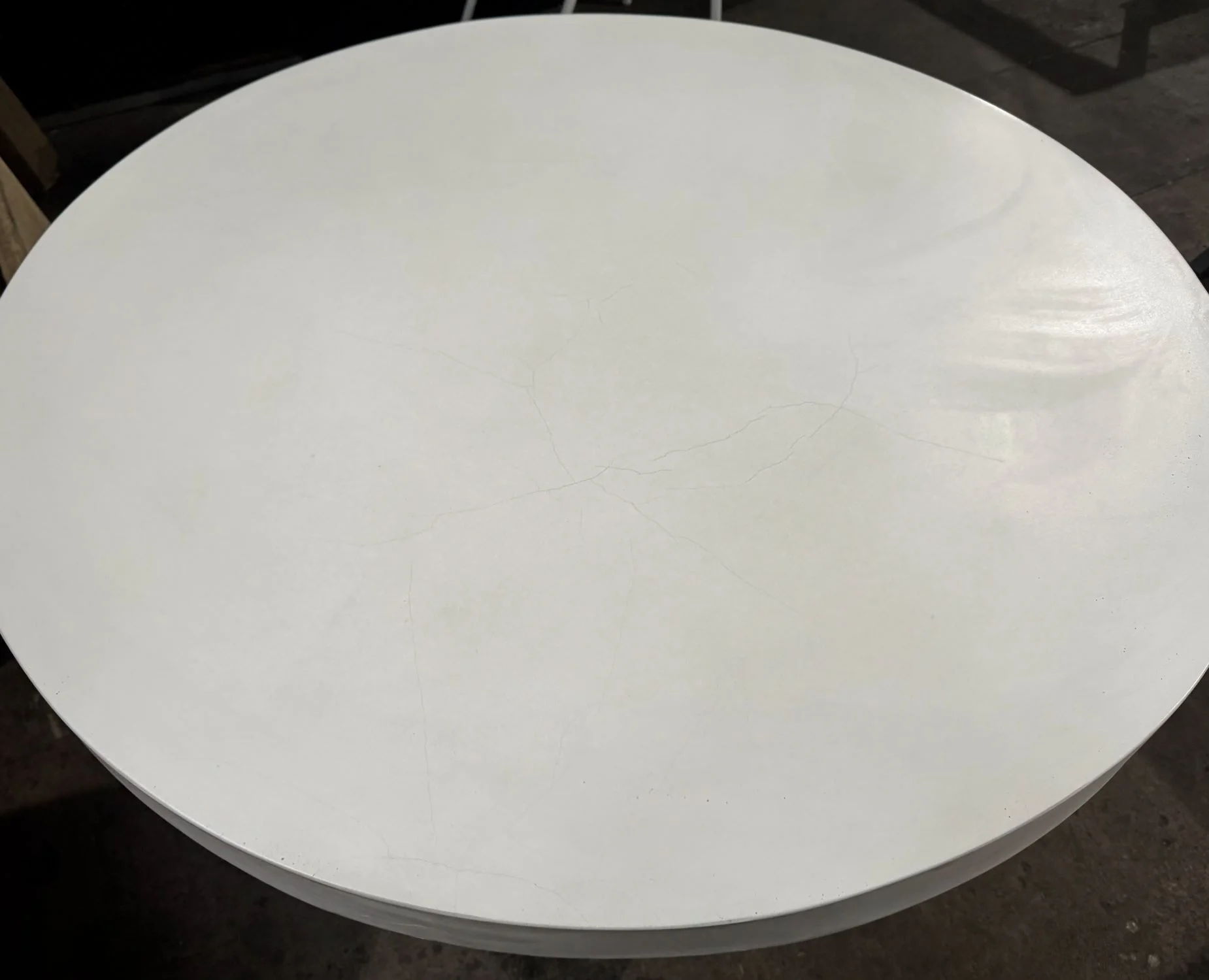 [Clearance] Last One Zen Outdoor Concrete Round Dining Table 105 cm at Moorabbin (MOR) VIC Store Only - Image 5