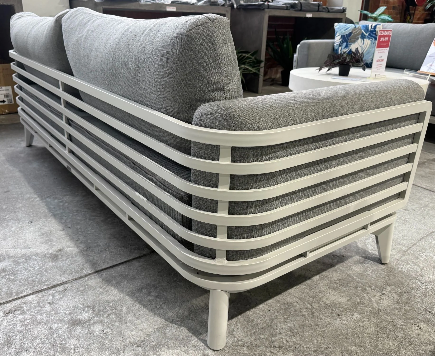 [Clearance] Last Two Alora 3 Seater Outdoor Aluminium Lounge at Moorabbin (MOR) VIC Store Only - Image 2