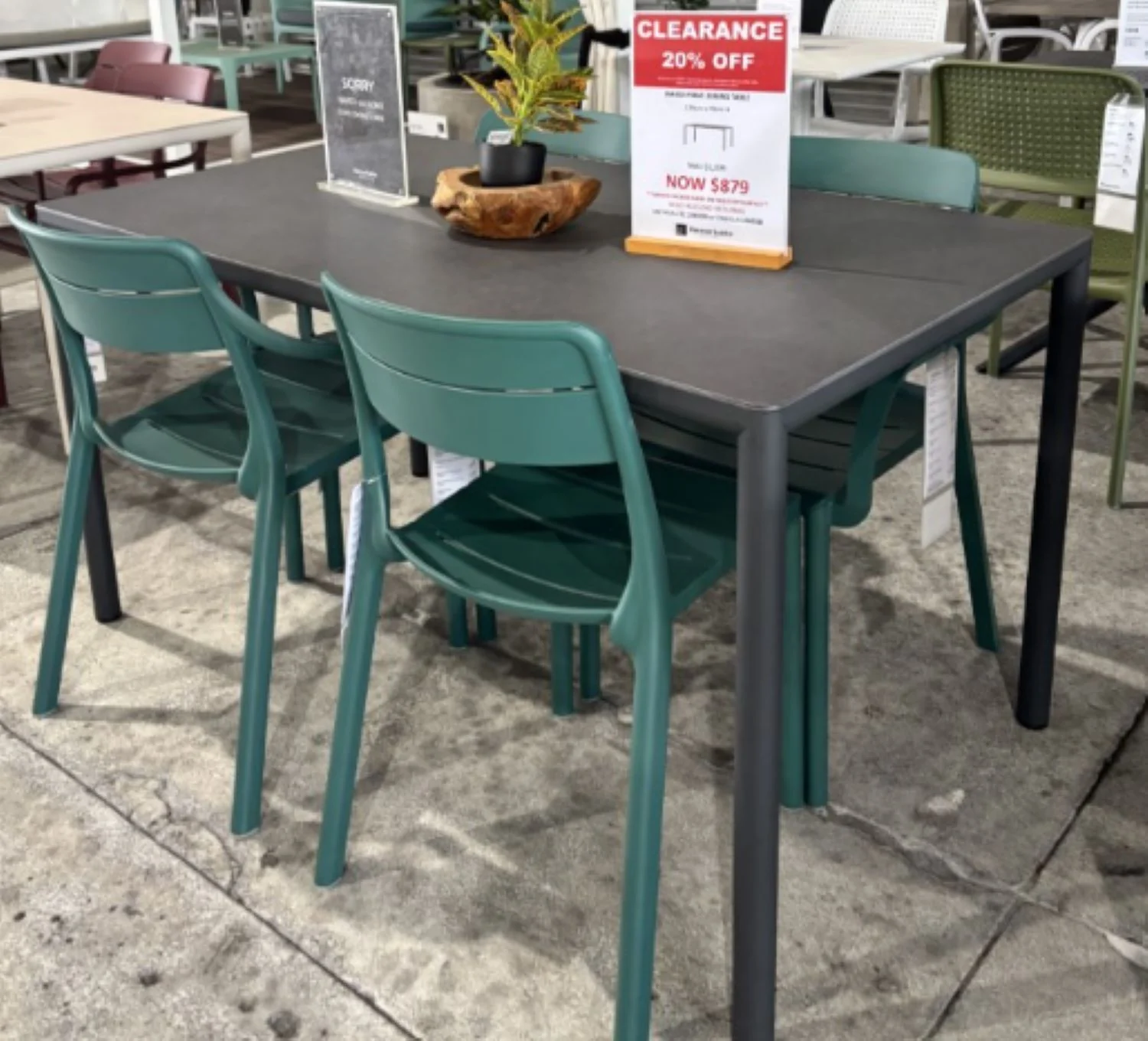 [Clearance] Last Two Nardi Piave Aluminium Outdoor Dining Table 139 cm at Moorabbin (MOR) VIC Store Only - Image 2