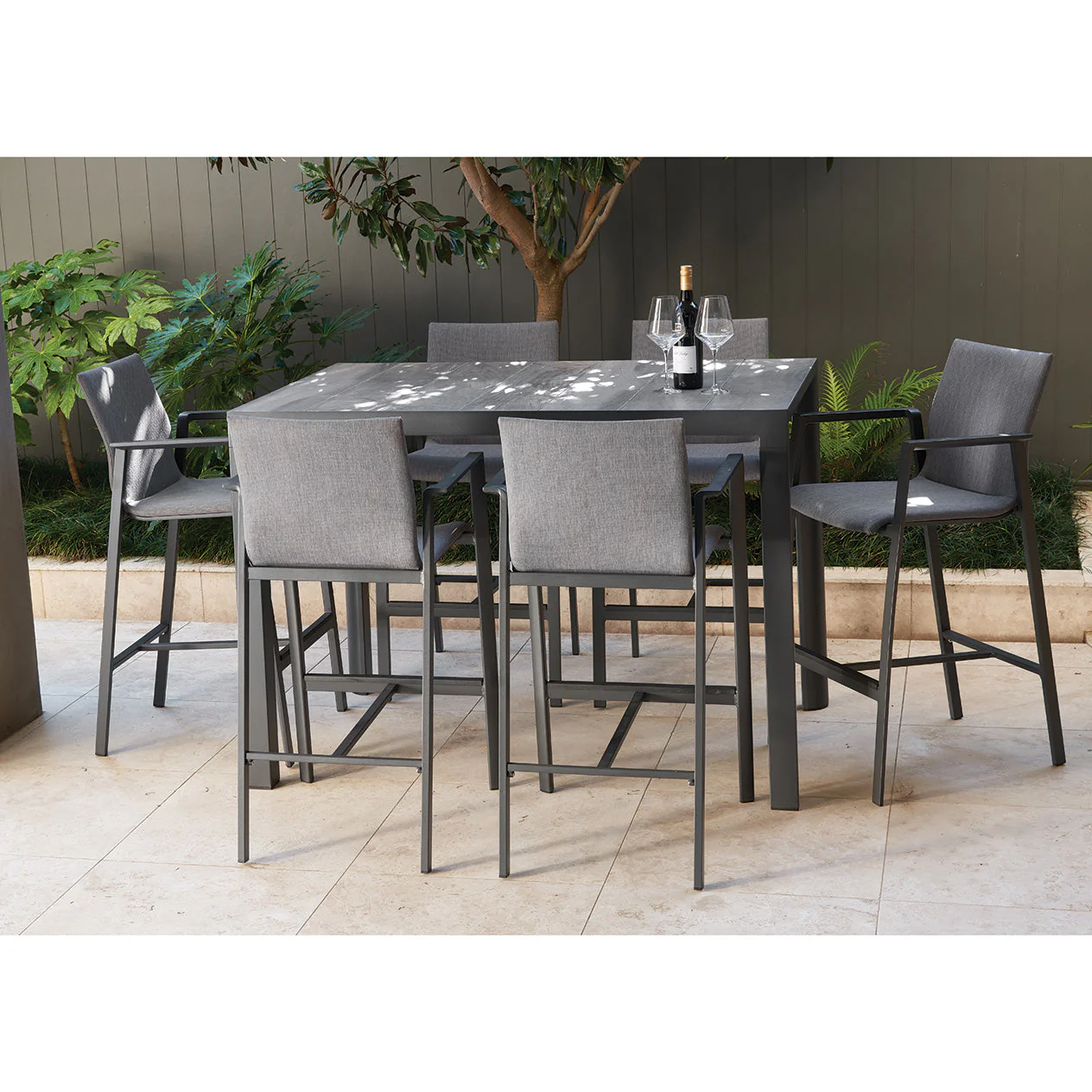 [Clearance] Last Two Territory Outdoor Aluminium Bar Chair at Bundall (BDL) QLD Store Only - Image 2
