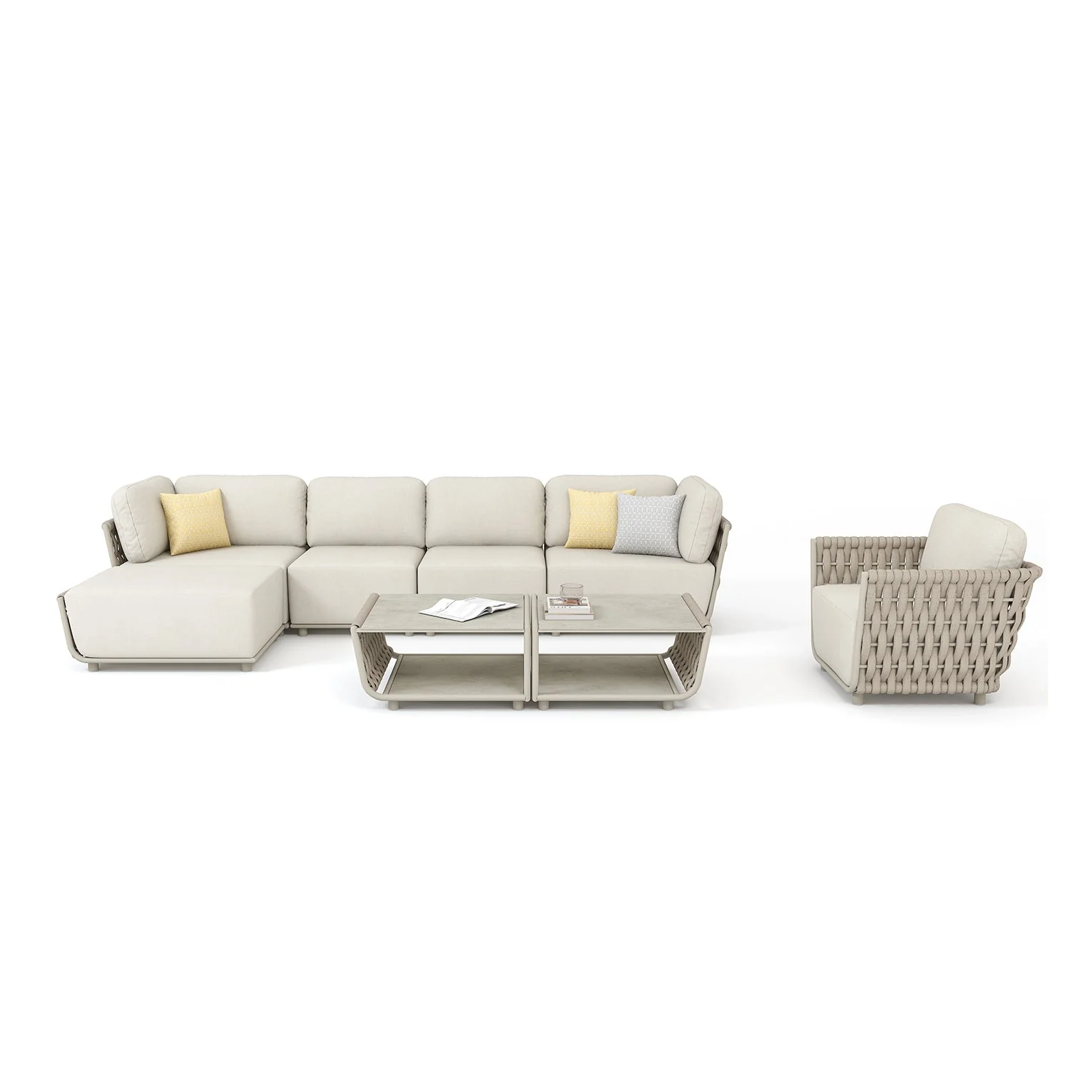 [Clearance] Lawson Outdoor Rope Coffee Table 81 cm at Fortitude Valley (FTV) QLD Store Only - Image 6