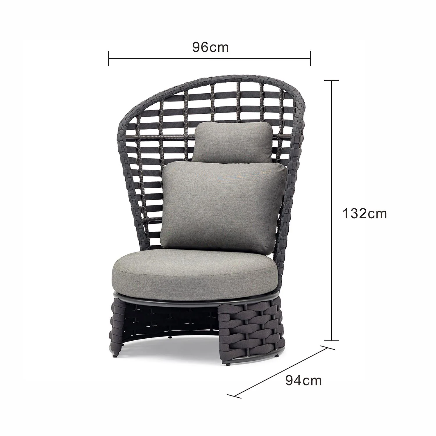 Lawson Rope Outdoor High-Back Leisure Chair - Image 8