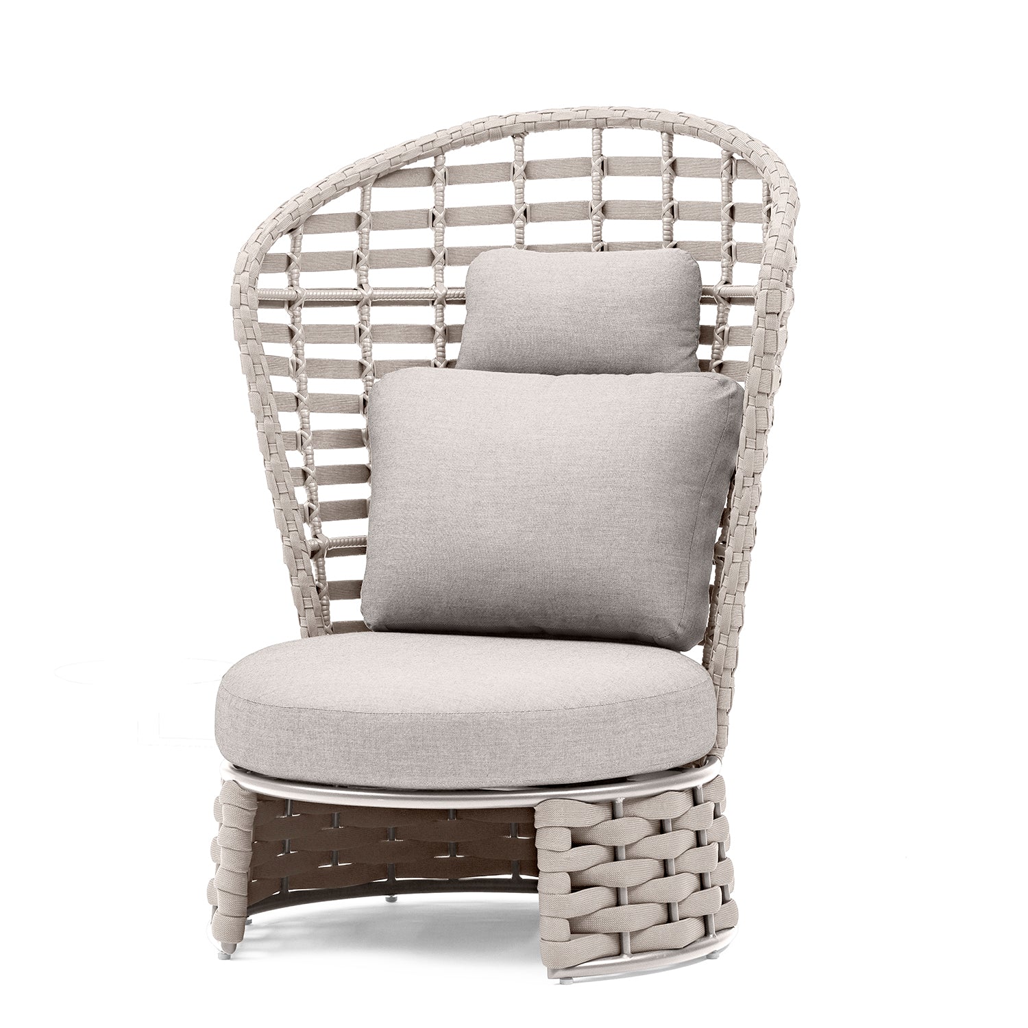 [Clearance] Lawson Rope Outdoor High-Back Leisure Chair with Round Side Table 30 cm at Moorabbin (MOR) and Nunawading (NWD) VIC Store Only - Image 4