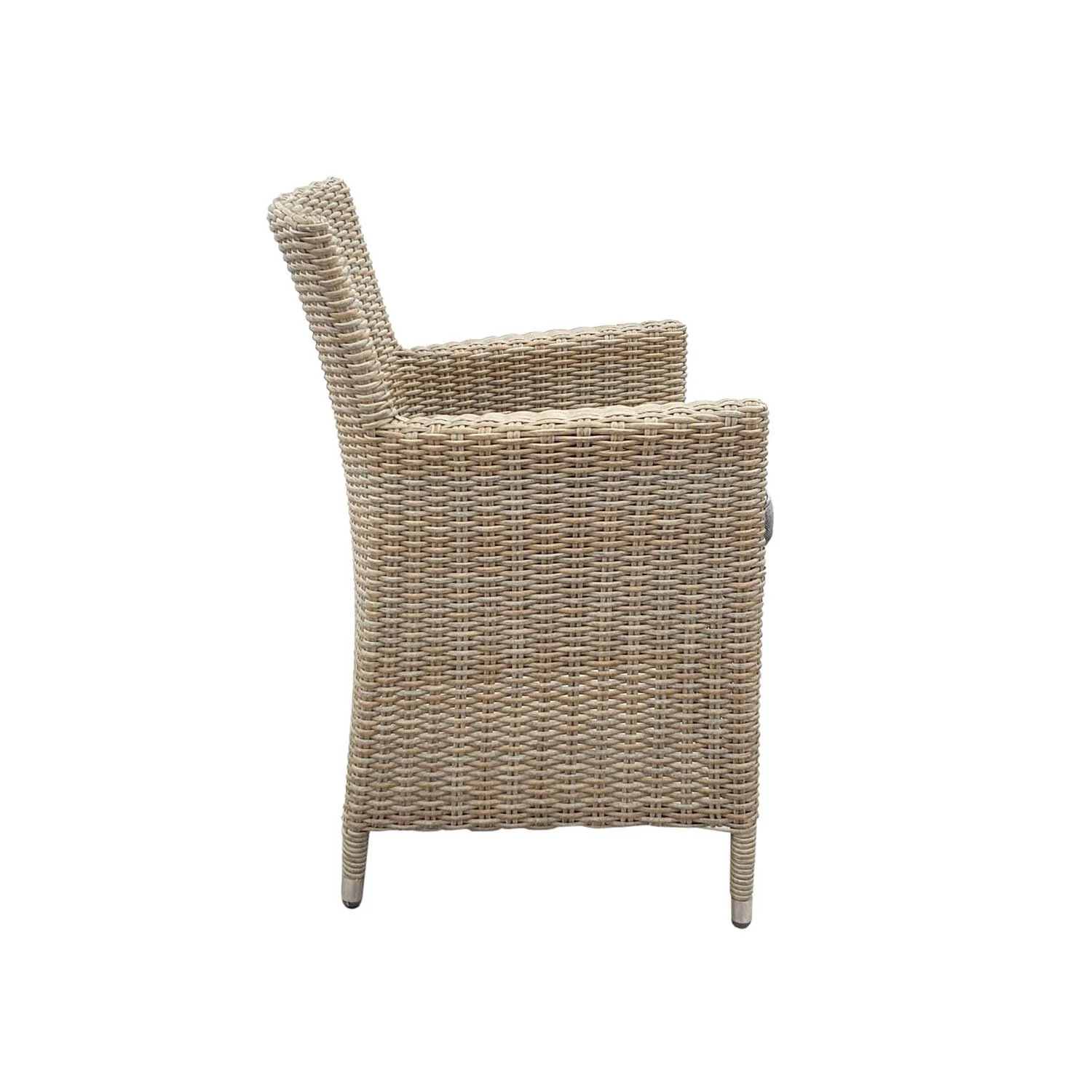 Luton Wicker Outdoor Dining Chair - Image 2