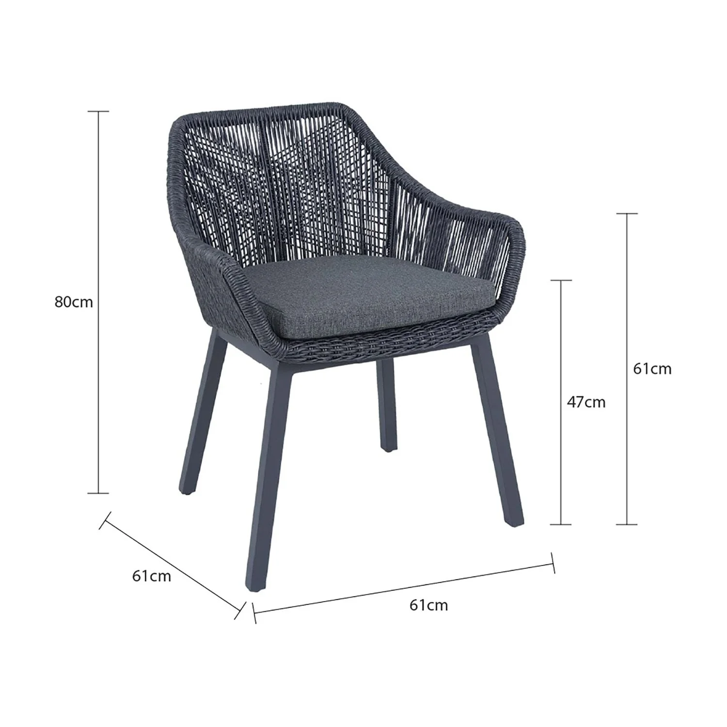 [Clearance] Last Two String Outdoor Wicker Dining Chair at Condell Park (CON) NSW Only - Image 9