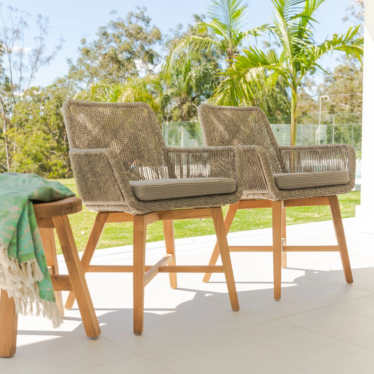 Clifton Table Armenia Chair Outdoor Dining Setting - Image 6