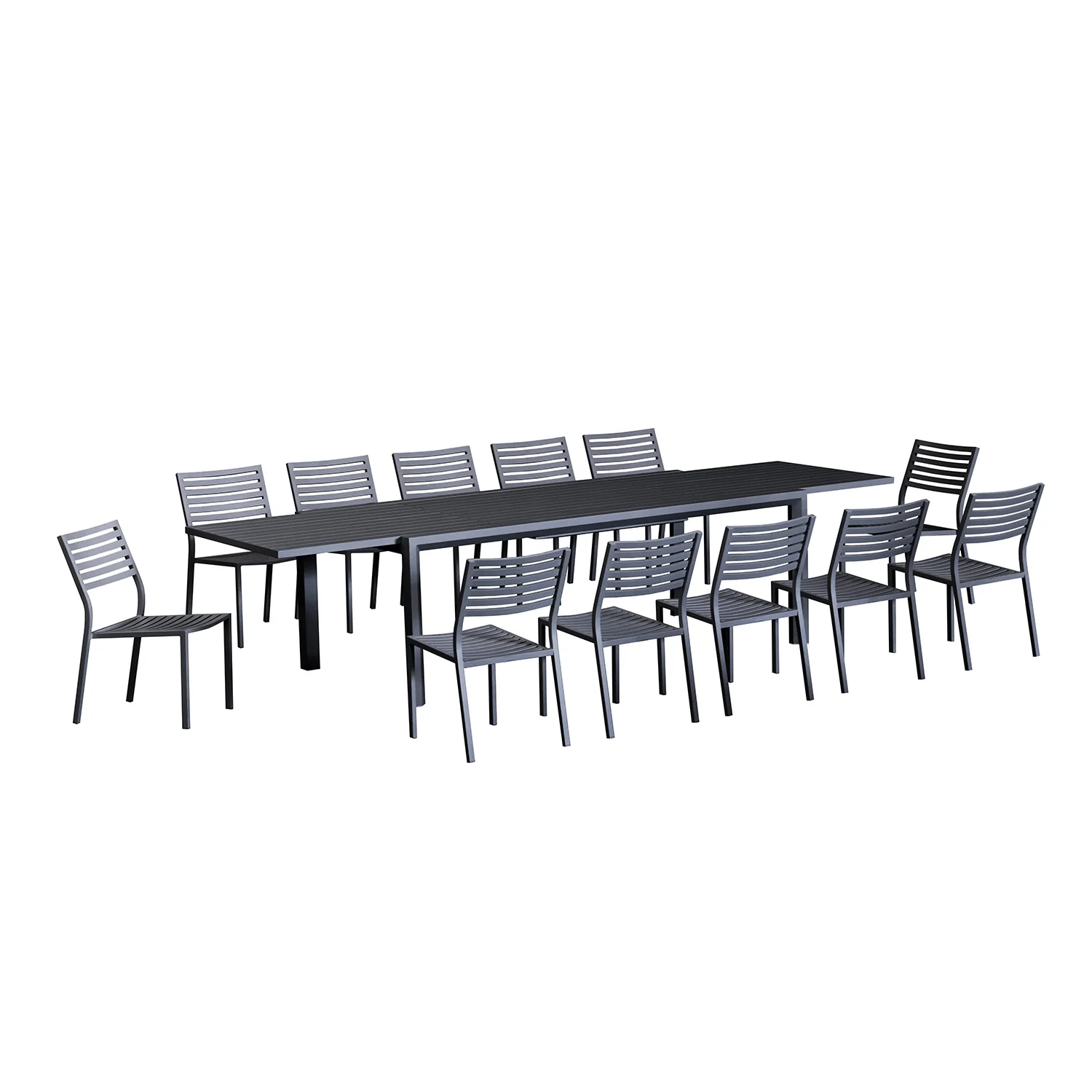 Coda Extension Table Coda Chair Outdoor Dining Setting - Image 4