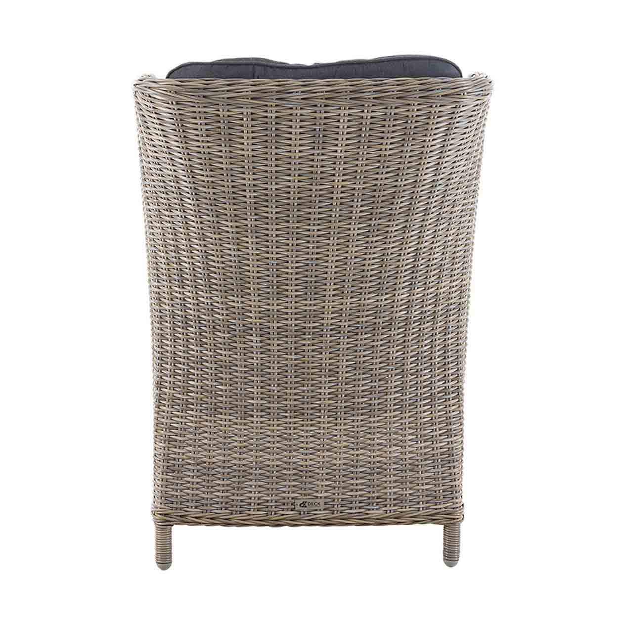 Darwin Outdoor Wicker Dining Chair - Image 4