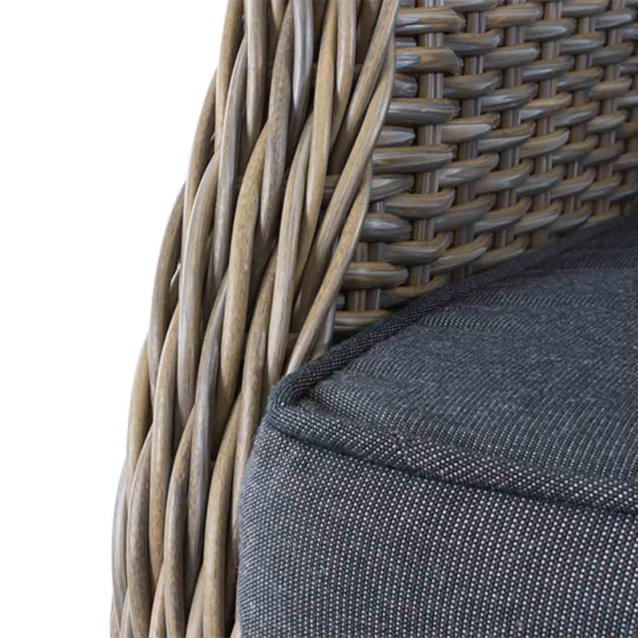 Darwin Outdoor Wicker Dining Chair - Image 5