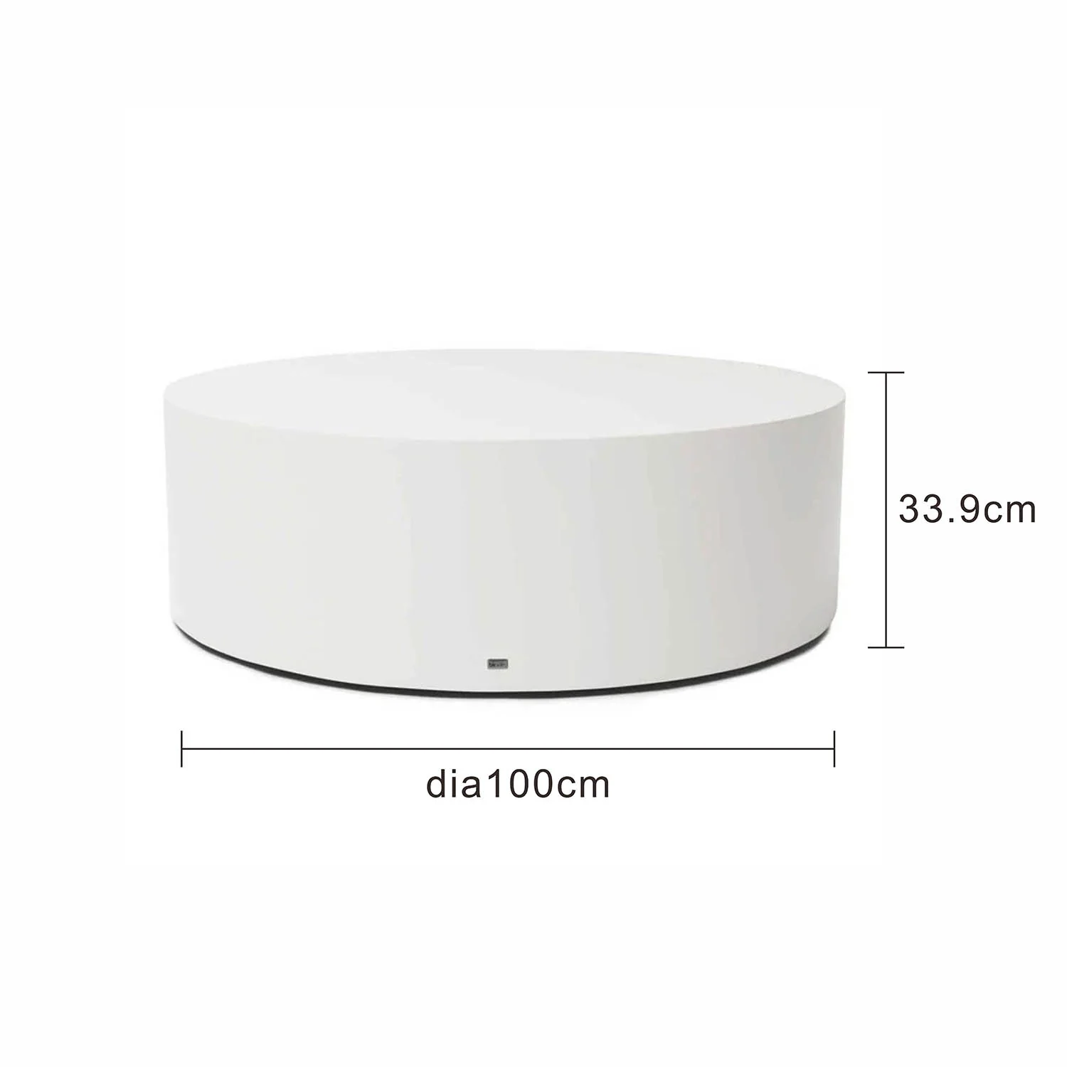 Blinde Circ L1 Outdoor Concrete Coffee Table 100 cm - Image 5