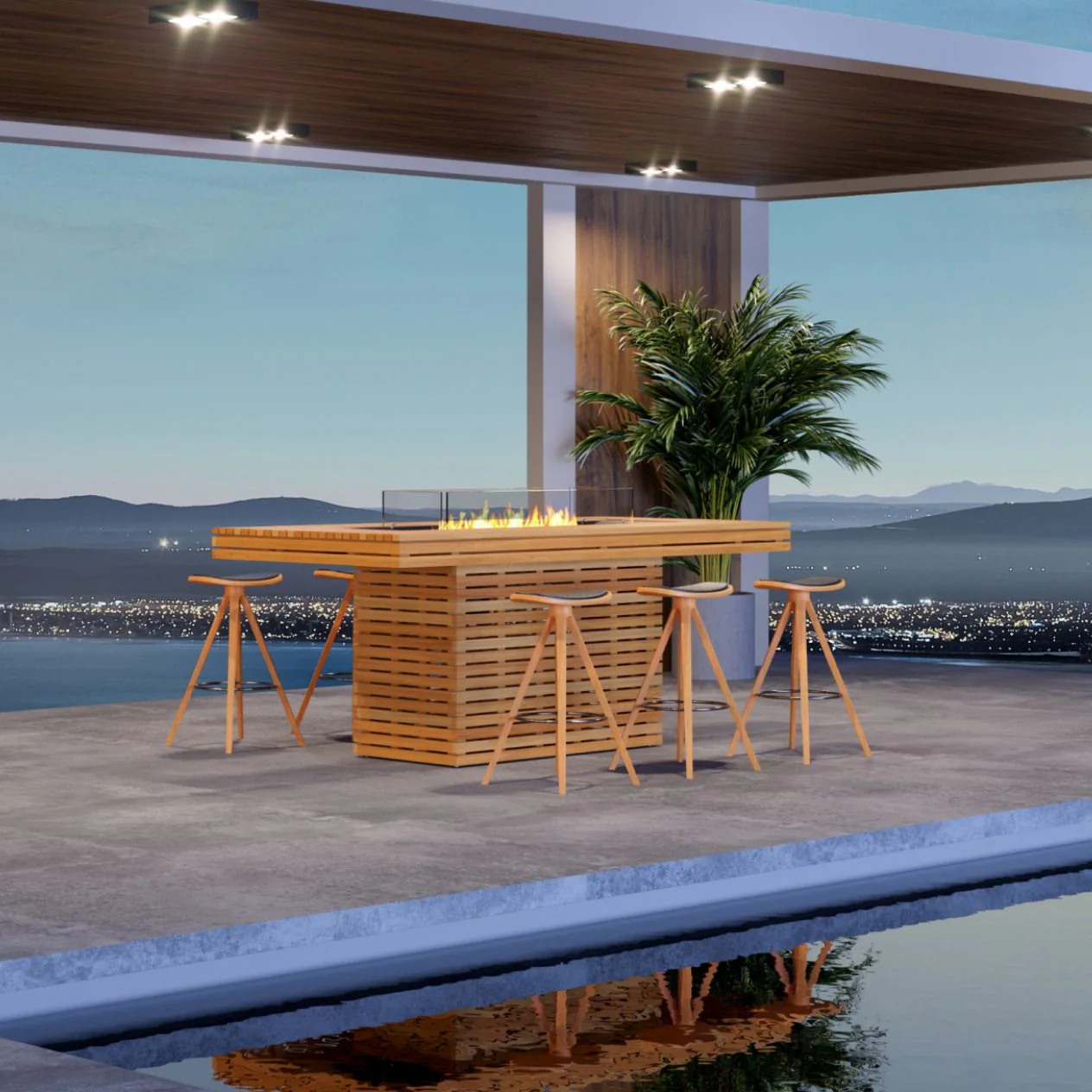 Ecosmart Gin 90 Outdoor Firepit - Image 2