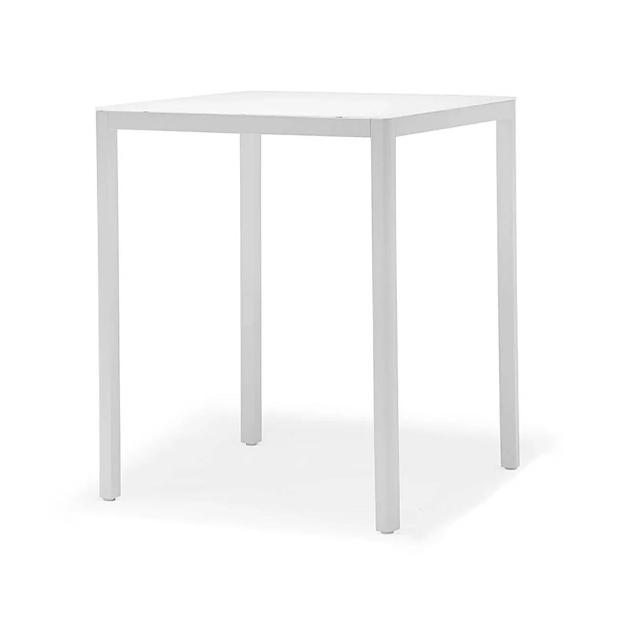Ella Outdoor Aluminium Square Bar Table with Ceramic Glass Top 90 cm - Image 3