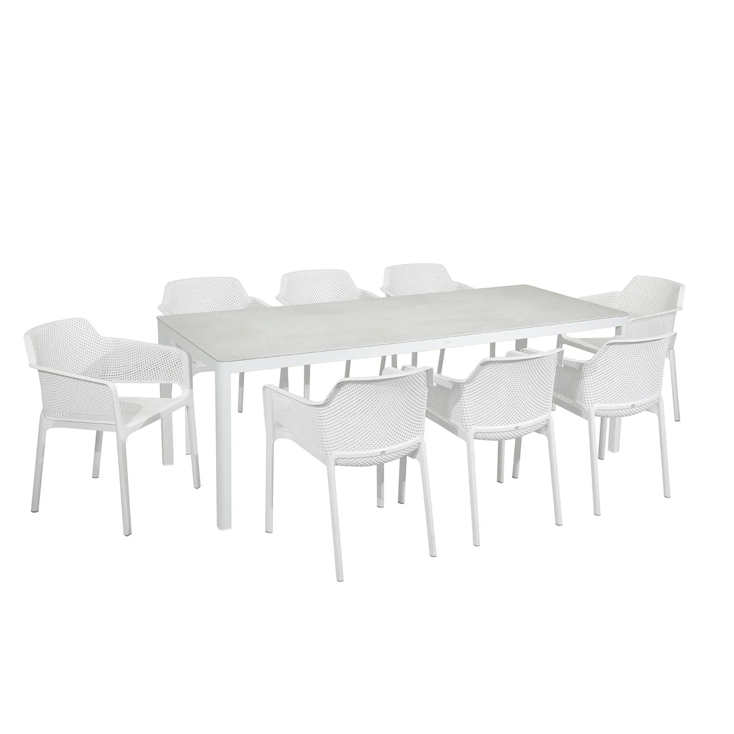 Ella Table Net Chair Outdoor Dining Setting