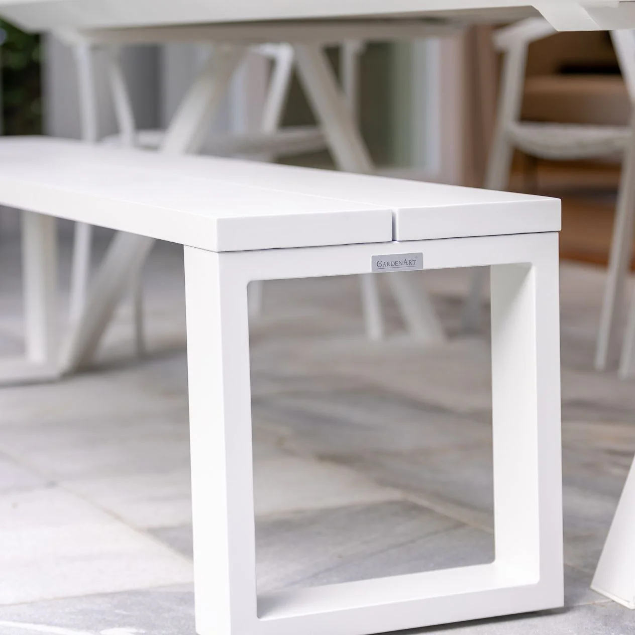 Fermo Outdoor Aluminium Bench 200 cm - Image 5