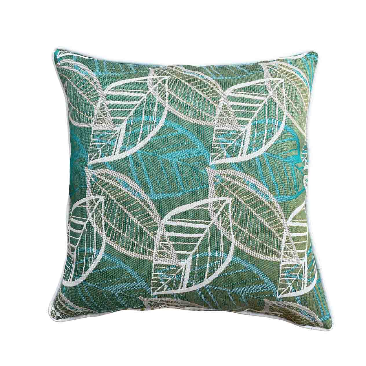 Foliage Outdoor Cushion Scatter Citron 45 x 45 cm - Image 2