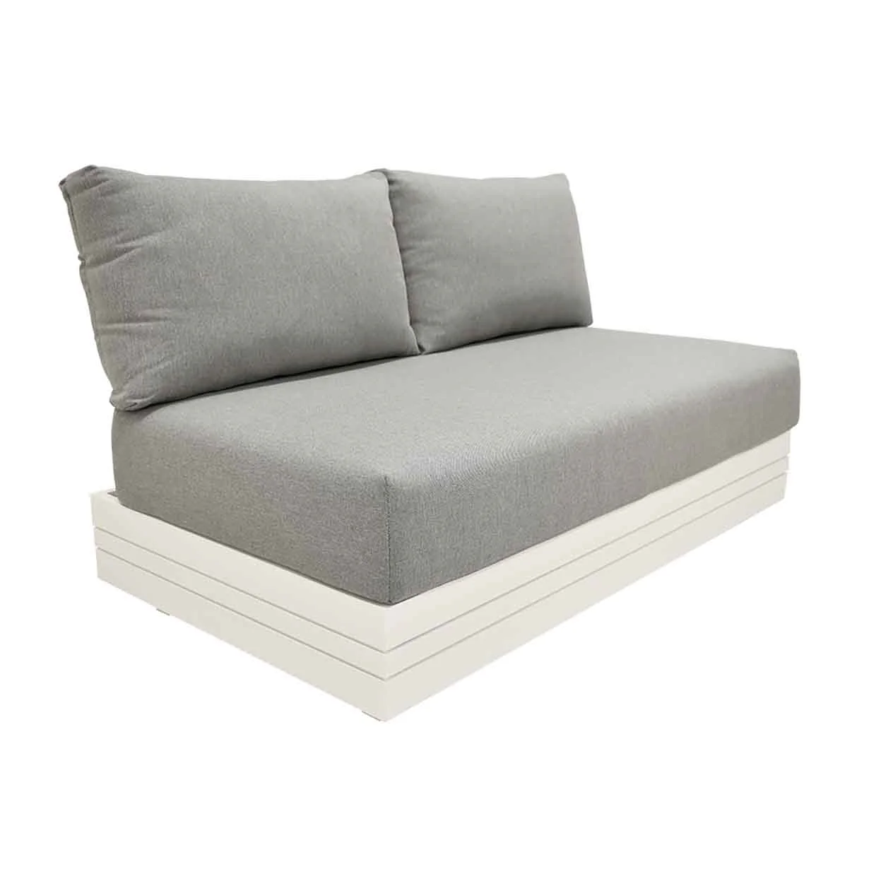 Hannover 2 Seater Outdoor Aluminium Lounge